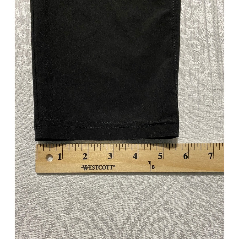 Layer 8 Mens Qwick-Dry Athletic Track Pants Black Size M Stretch Training - Picture 5 of 7